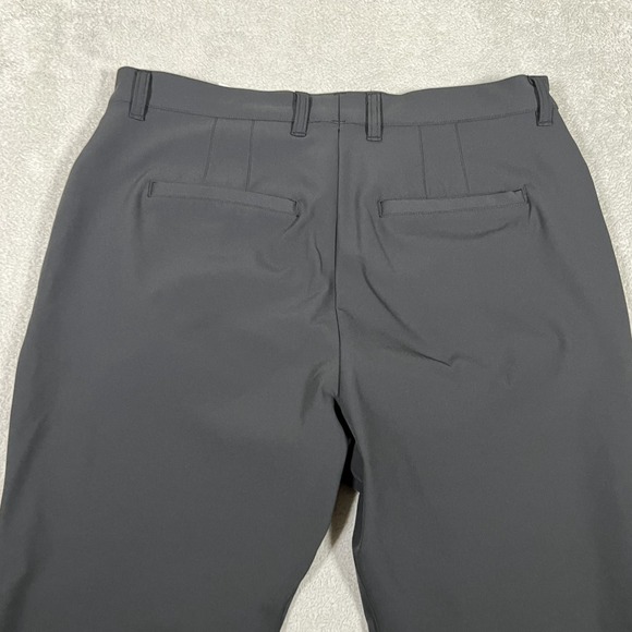 State & Liberty Pants Mens 38x31 Black Athletic Fit Stretch Tech Chino Dress - Picture 10 of 11